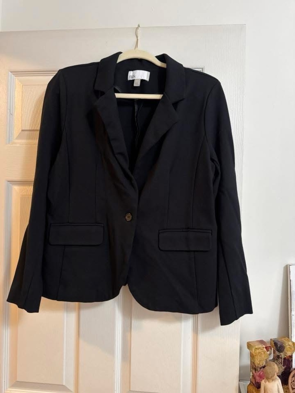 Nordstrom Black Women's Single-Button Blazer